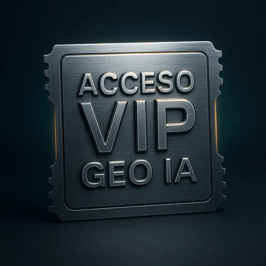 🚀 Inmersión GEOIA VIP 2 Días + 4 Bonos